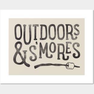 Outdoors and S'mores Posters and Art